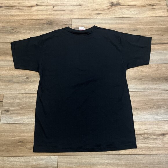 VTG Planet Hollywood Graphic T Shirt Adult LARGE Black Logo 1991 90s Movies - Picture 8 of 8